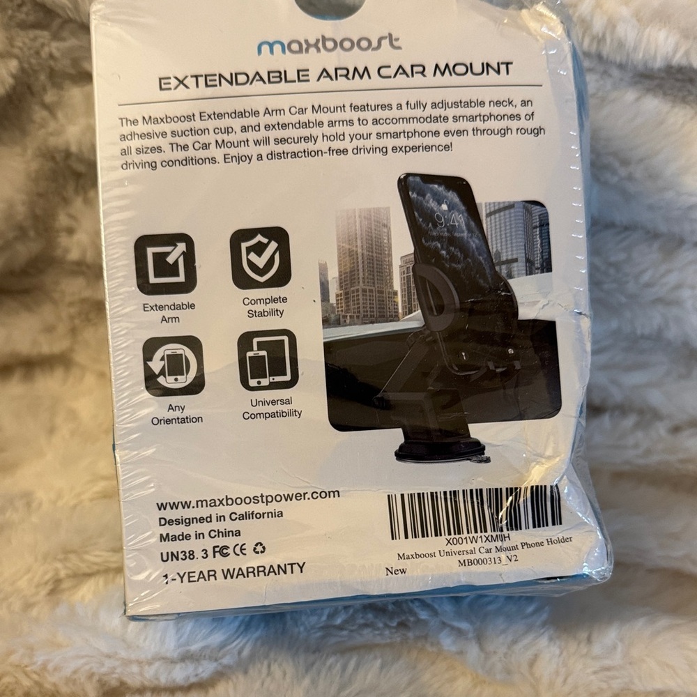 Maxboost Extendable Arm Car Mount - Picture 2 of 2